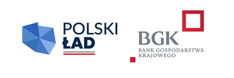 Logo Polski Ład oraz Bank Gospodarstwa Krajowego